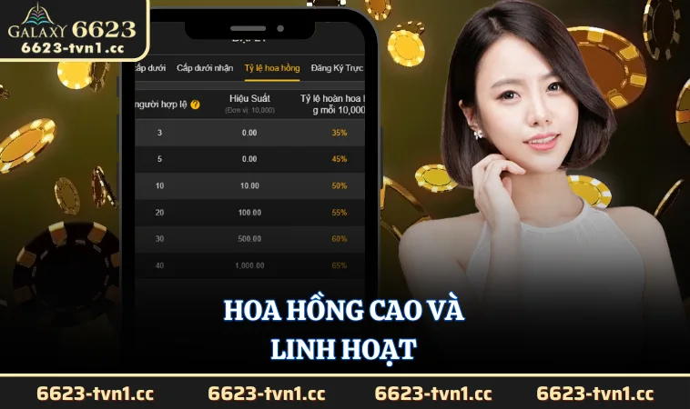 Hoa hồng cao và linh hoạt