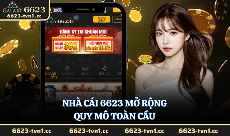 Nhà cái 6623 mở rộng quy mô toàn cầu