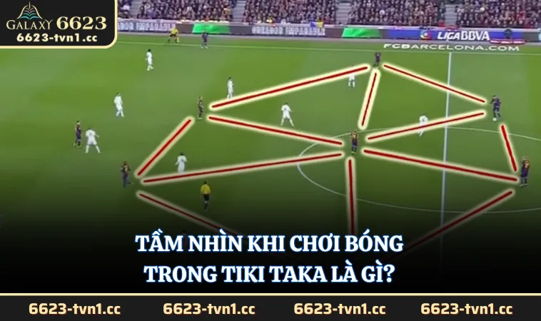 Tầm nhìn khi chơi bóng trong Tiki Taka là gì?